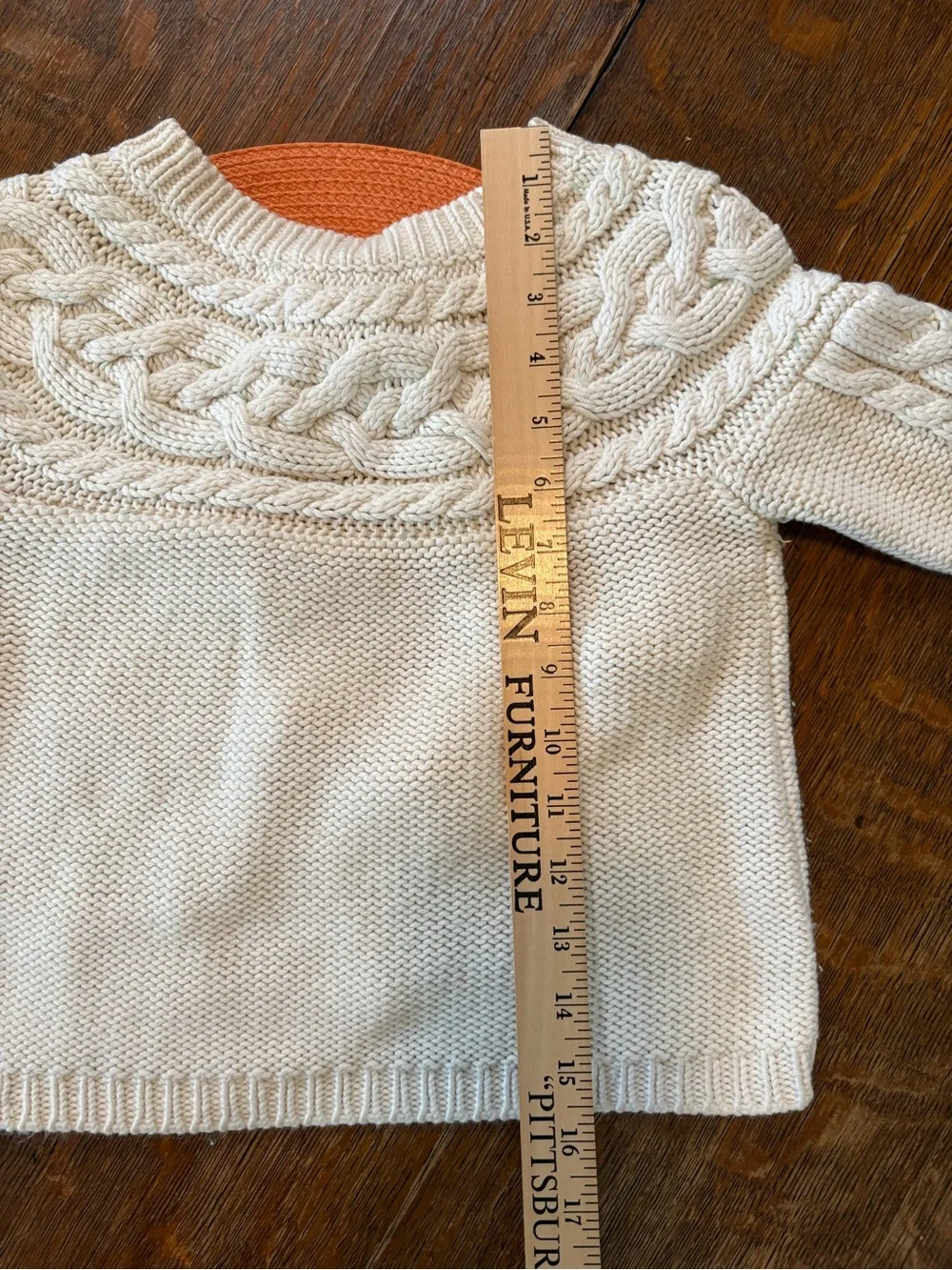 Vintage “Gap Girls” cable knit cardigan. Size medium.